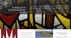 Desktop Screenshot of evkircheahlen.de