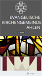 Mobile Screenshot of evkircheahlen.de